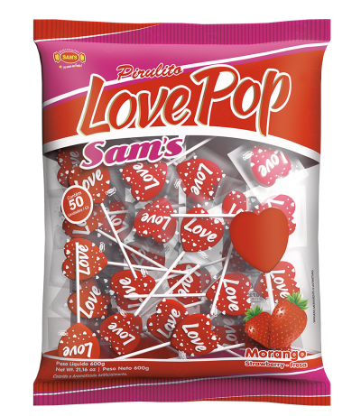 Heart Love Pop Strawberry - 