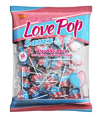 Flat Love Pop Cotton Candy - 