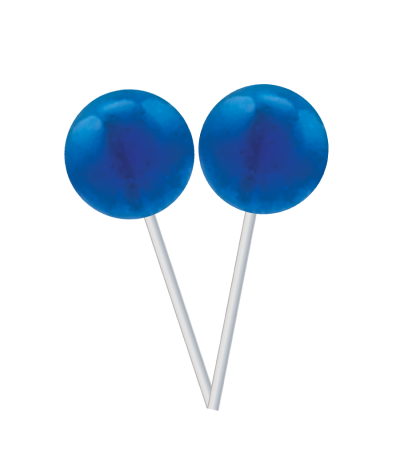 Pirulito Original Gourmet Lollipop (31g) – Framboesa Azul - 