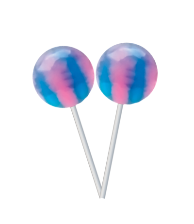 Original Gourmet Lollipops (31g) – Cotton Candy - 