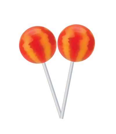 Pirulito Original Gourmet Lollipop (31g) – Morango/Banana - 