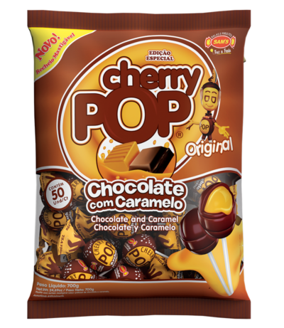 Cherry Pop Chocolate com Caramelo - 