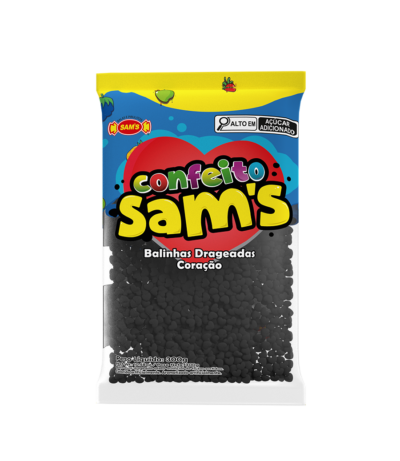 Confeito Sam’s Black (Cereja Preta) - 