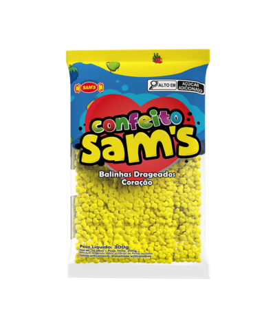 Confeito Sam’s Amarelo (Abacaxi) - 