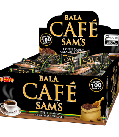 Bala Café Sam’s – Display Caixeta - 